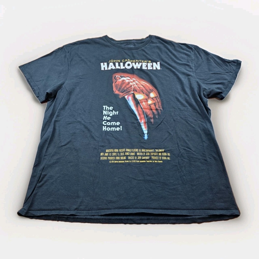 JOHN CARPENTER'S HALLOWEEN Official 1978 Horror Movie Poster T-Shirt 2XL